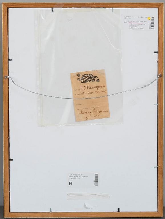 Leonid Osipovic Pasternak, SYBILLA V.