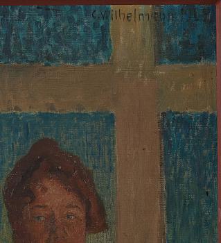 Carl Wilhelmson, "Berta, konstnärens hustru" (Berta, the artist's wife).