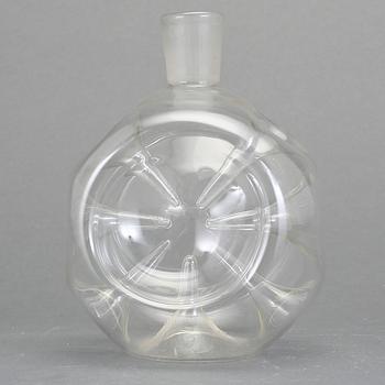 FLASKA, glas, möjligen design Vinicio Vianello, 1950-tal.