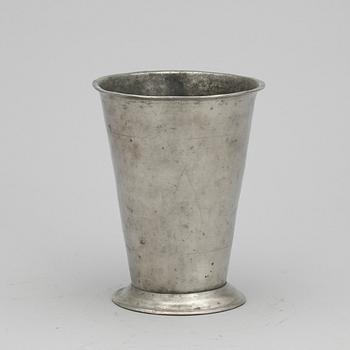 BÄGARE, tenn, Sven Bengtsson Roos, Göteborg 1786.