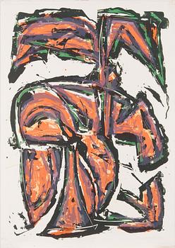 Harri Leppänen, lithograph, signed and dated -87, numbered 7/11 Tpl'a.