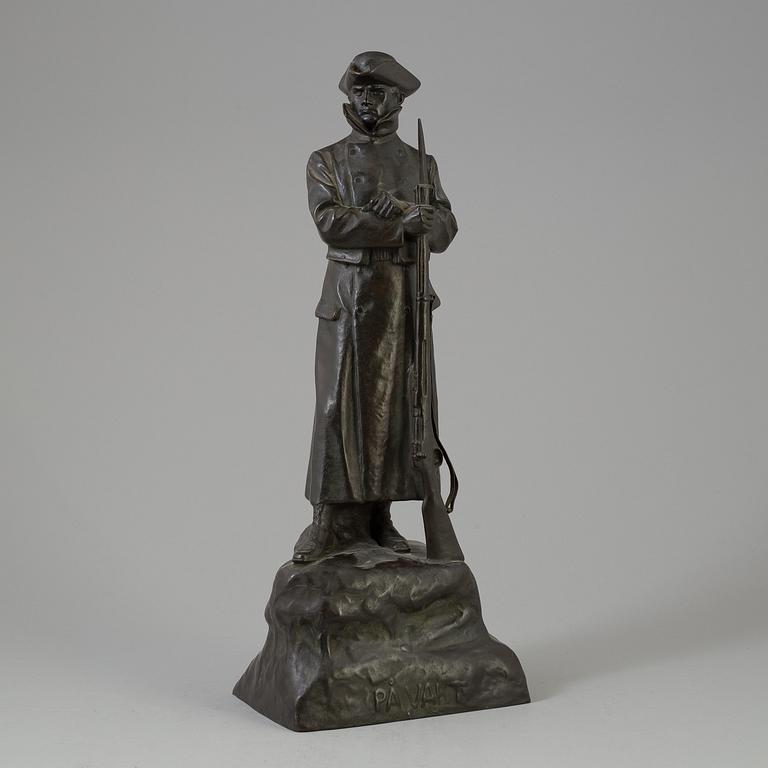 ALFRED OHLSON, SKULPTUR, brons, signerad.