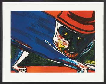 Bengt Lindström, färglitografi, signerad 138/150.