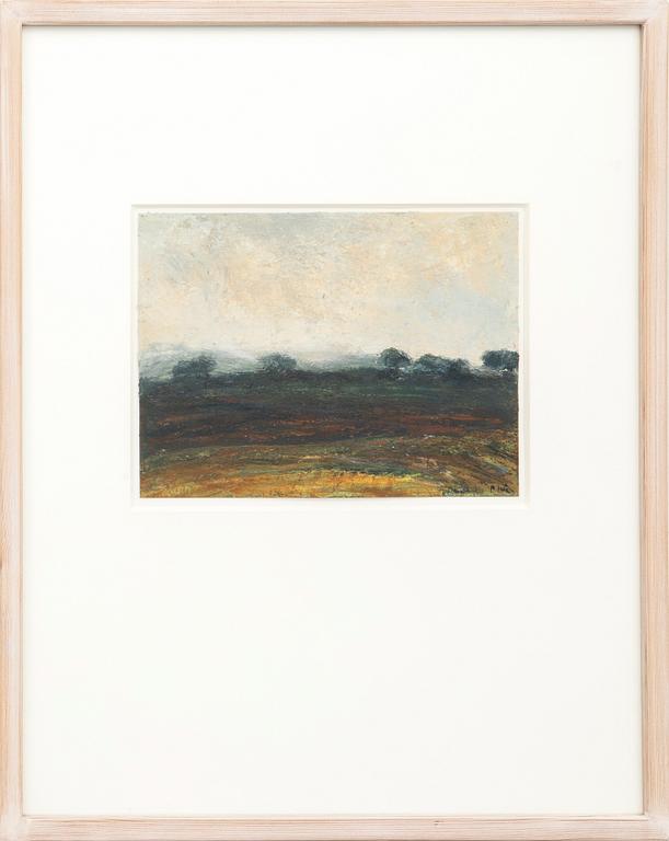 Peter Frie, open landscape with groves.