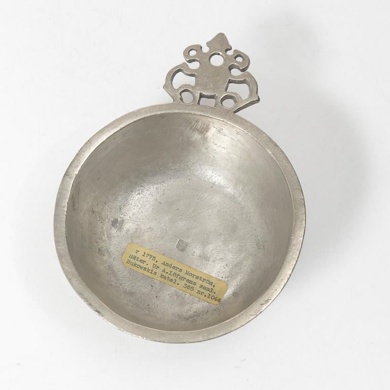 Cup by Anders Morström, Säter, 1775.