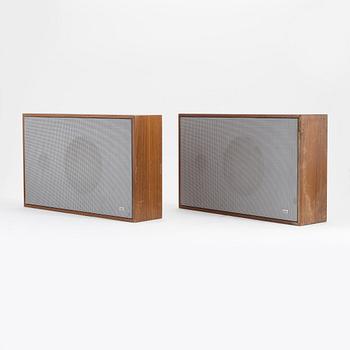 Dieter Rams, a pair of L 450 speakers, Braun.