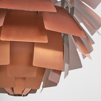 Poul Henningsen, an "Artichoke" ceiling lamp, Louis Poulsen, Denmark, 1960s-70s.