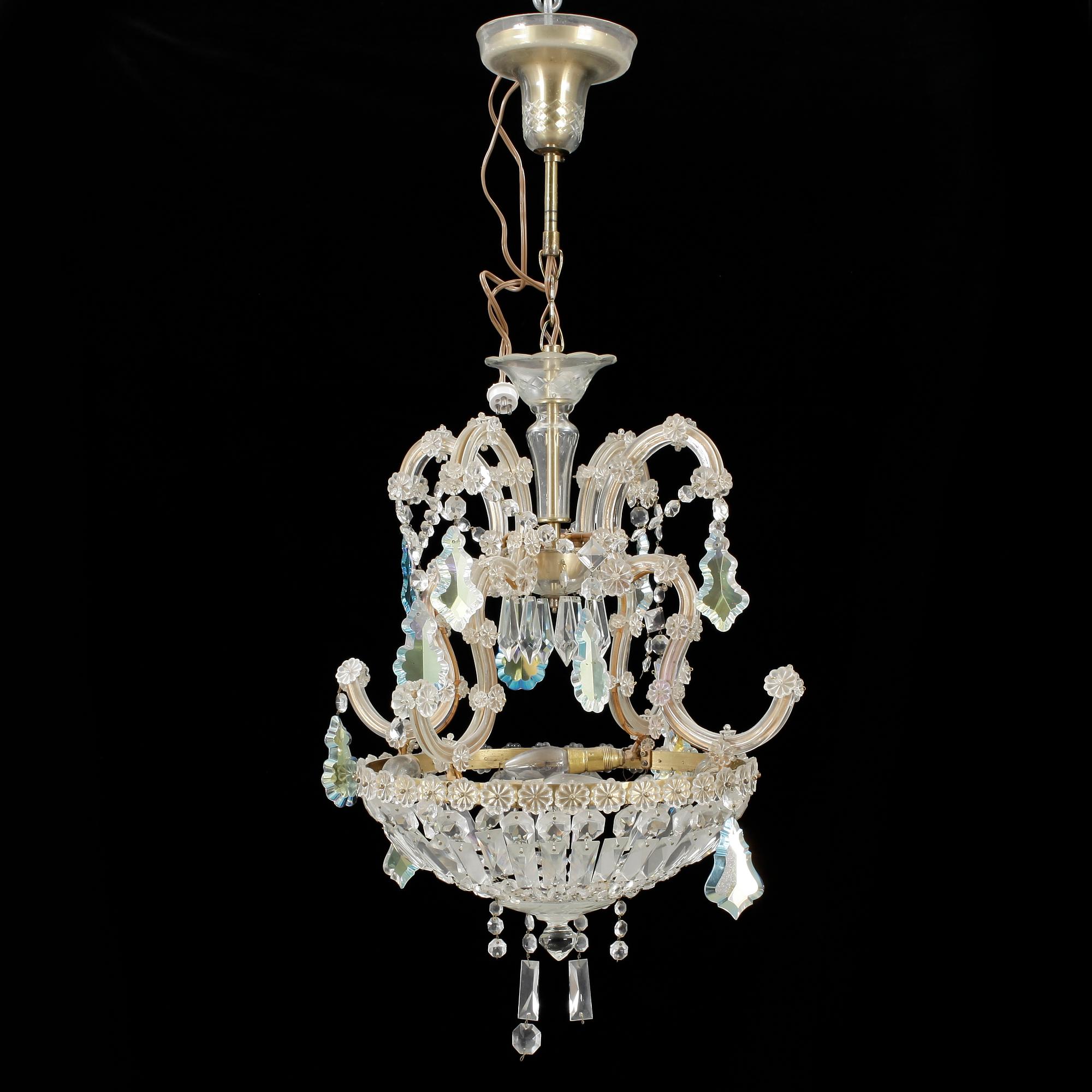 LJUSKRONA, rokokostil, 1900-tal.