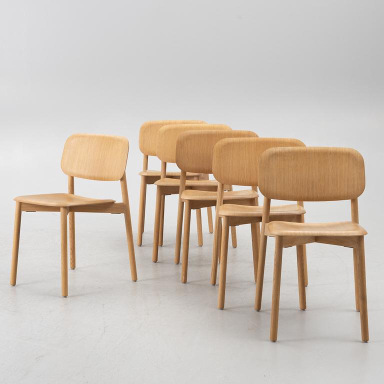 Iskos-Berlin, stolar, 6st, "Soft Edge 60", HAY, Danmark.