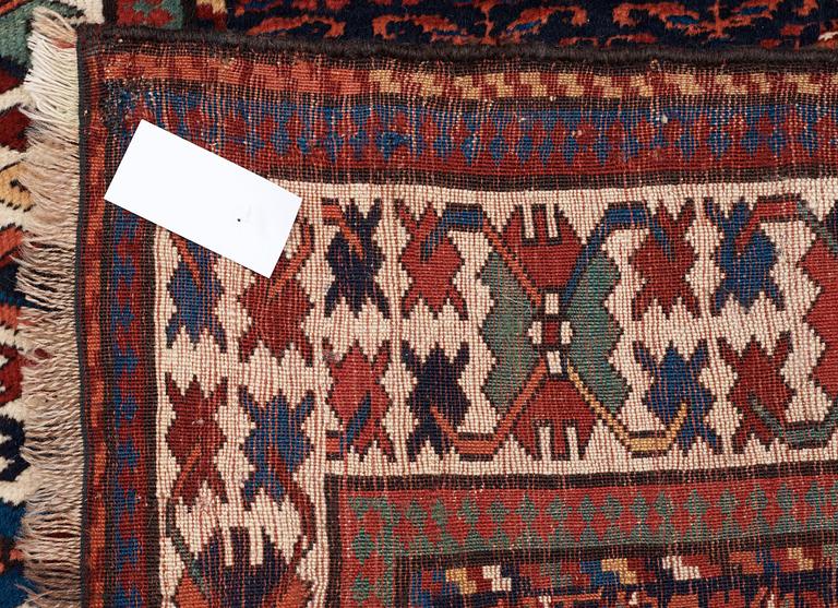 SEMI-ANTIQUE KURDISH RUNNER, probably. 326 x 102 cm.