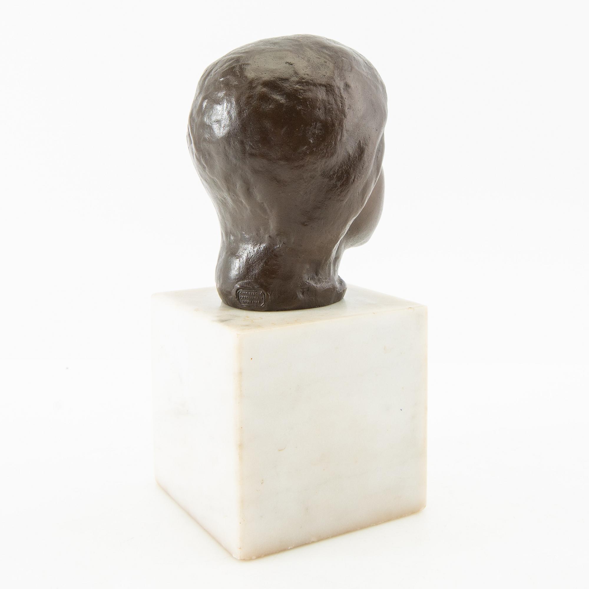 Johannes Collin, sculpture, bronze.