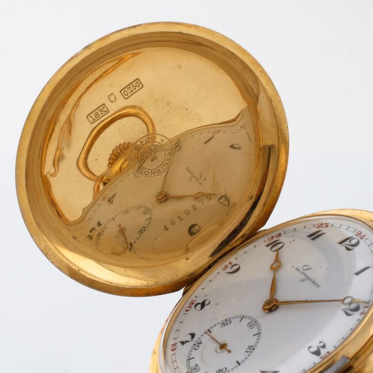 LONGINES, pocket watch, savonette, 52 mm,