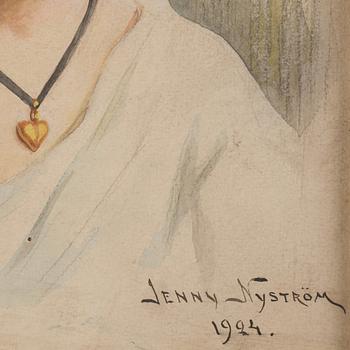 Jenny Nyström, Flicka med halsband.
