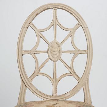 STOL, tillskriven Jacob Malmsten (mästare i Stockholm 1780-1788), gustaviansk.