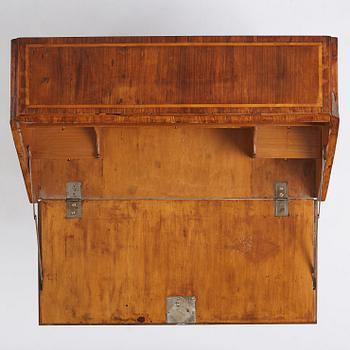 A Gustavian secretaire attributed to  J Hultsten (master in Stockholm 1773-1794), late 18th century .