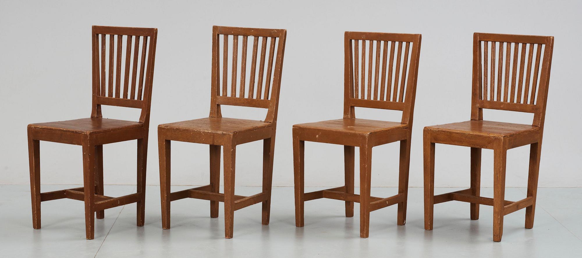 STOLAR, 4 st, allmoge, 1800-talets slut.