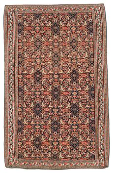 836. MATTA. Antique Senneh Kilim. 248 x 161 cm.