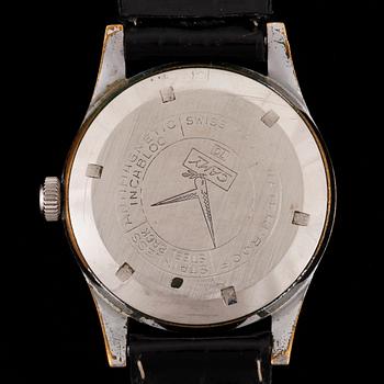 ARMBANDSUR, herr, Camy, stål, 1960/70-tal.