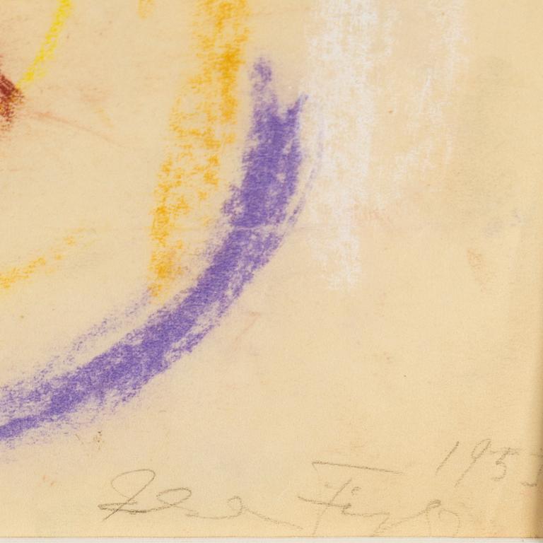 EDDIE FIGGE, pastel, signed and dated 1953.