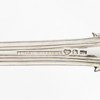 A set of Swedish silver spoons, Haparanda 1904-1906 (14 pieces).