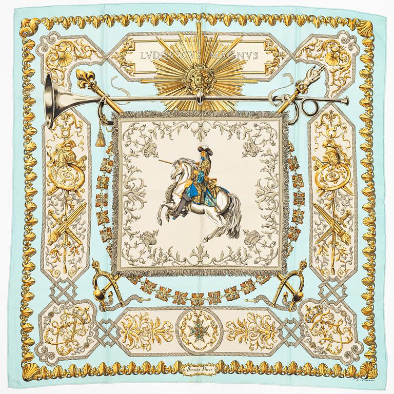 Hermès, scarf, "Ludovicus Magnus".