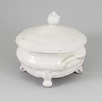 A Swedish Marieberg tureen with cover, 18th Century.