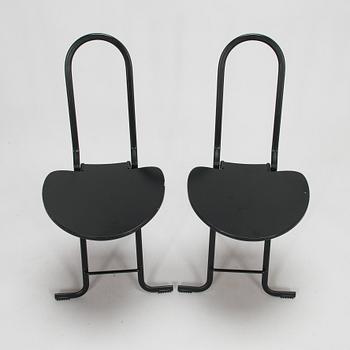 Gastone Rinaldi, A set of four 1980s "Dafne" stools for Thema, Italy.