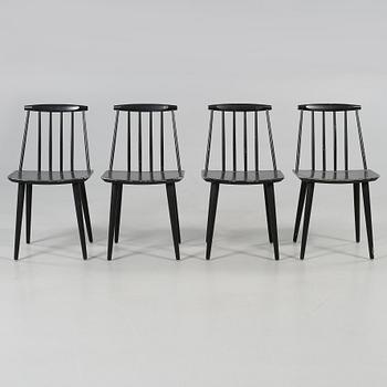 STOLAR, 4 st, Folke Pålsson, F.D.B Möbler, Danmark, 1900-talets andra hälft.