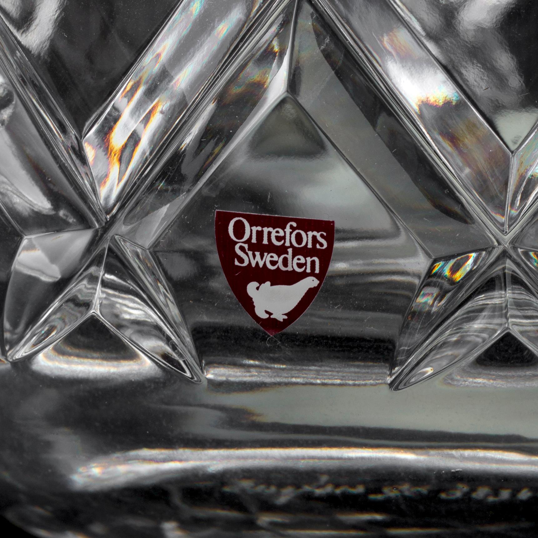 GUNNAR CYRÉN, skål, glas, "Sofiero", Orrefors.