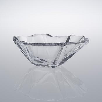 TAPIO WIRKKALA, A BOWL. Ice cube. Signed Tapio Wirkkala, Iittala.