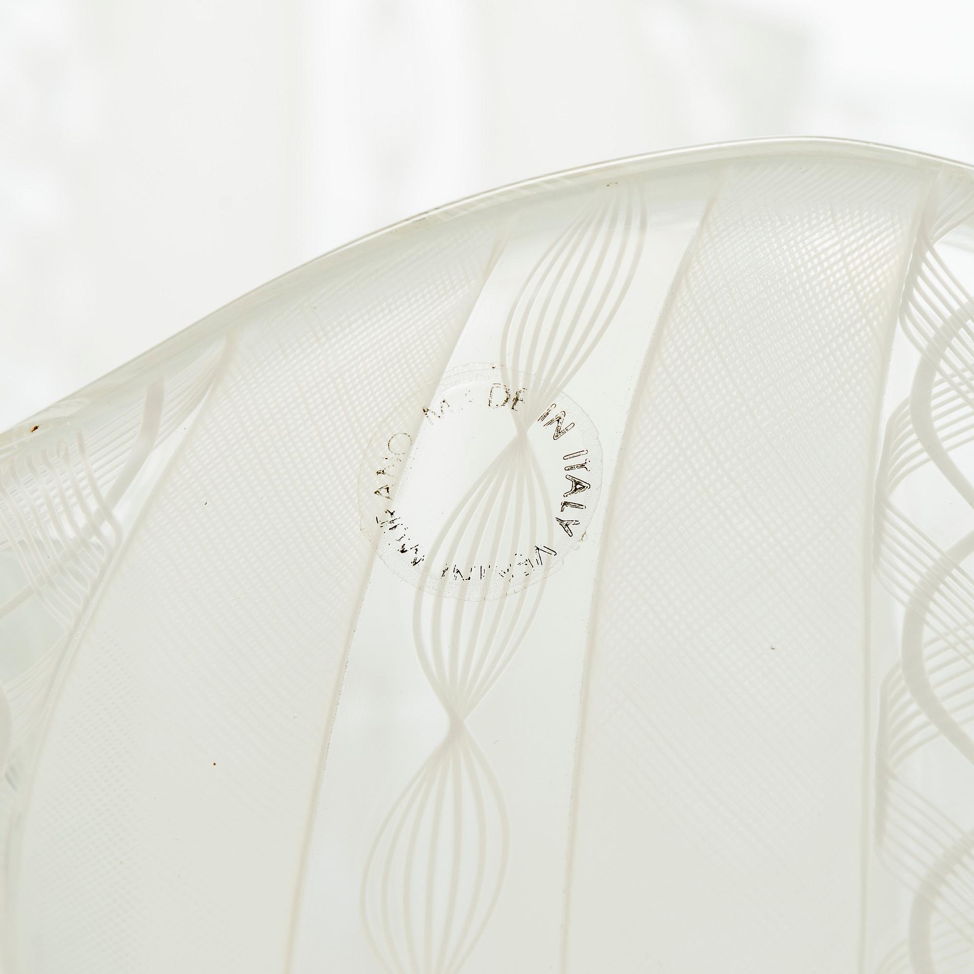 Paolo Venini & Fulvio Bianconi, A 'Fazzoletto' glass vase, Murano Italia.