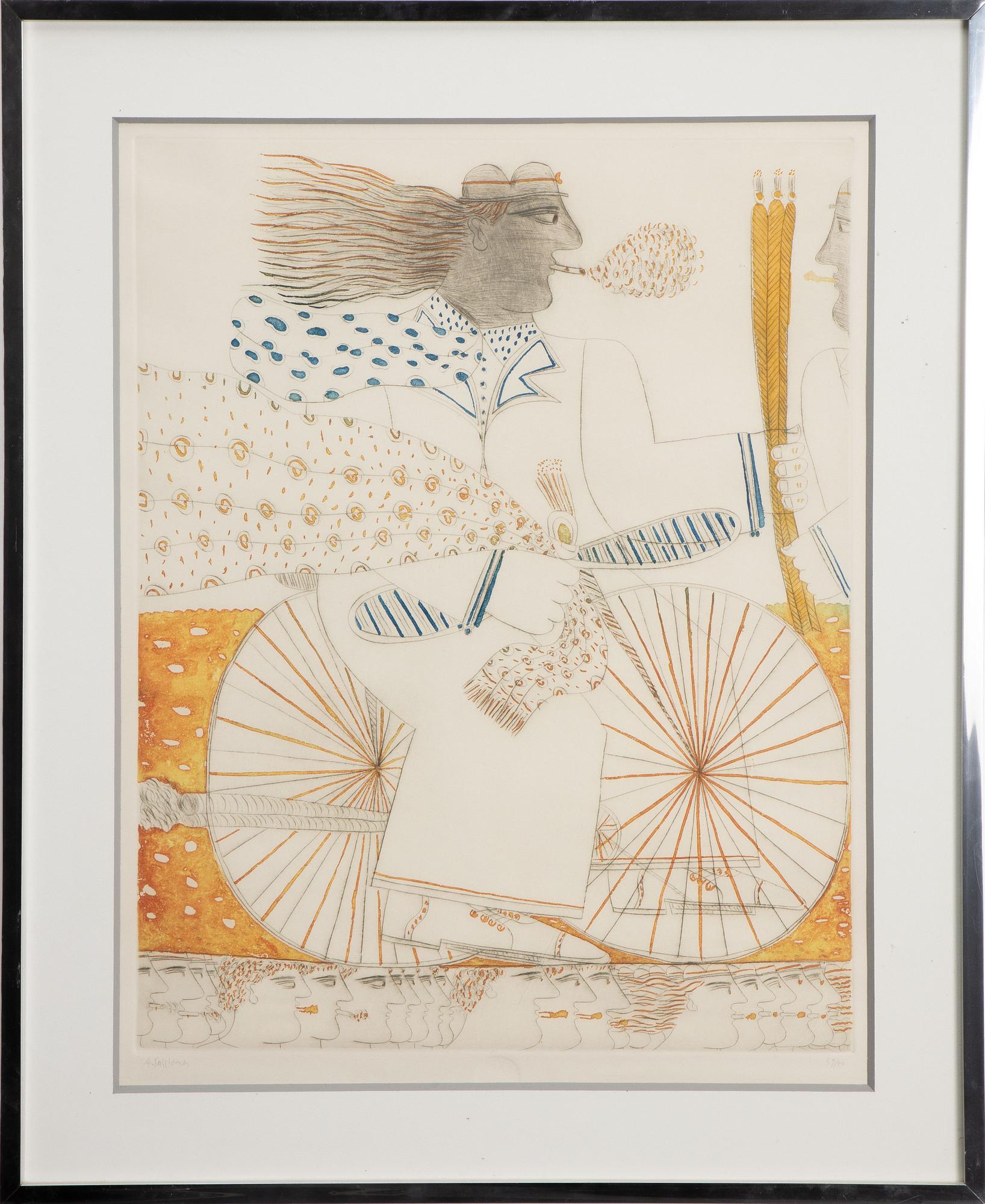 Alexandre Fassianos, The Cyclist.