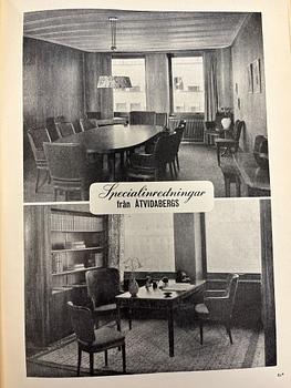 Carl Malmsten, a mahogany desk, Åtvidabergs Industrier, ca 1943.