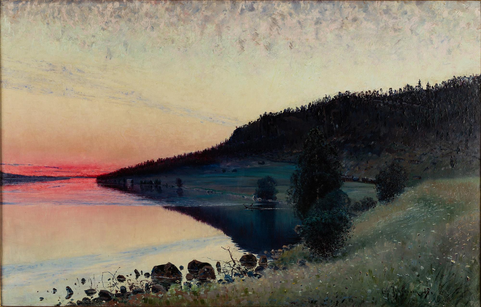CARL JOHANSSON, oil on canvas, signed and dated -89.