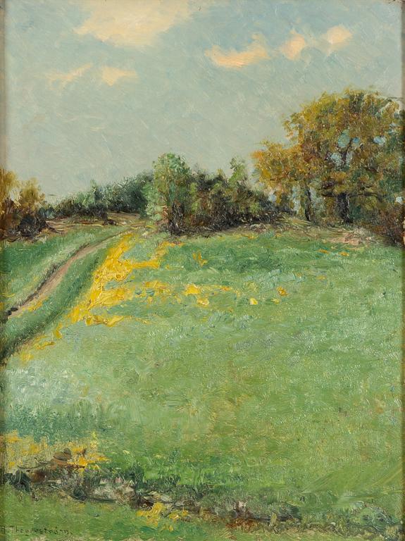 Robert Thegerström, Summer Landscape with Hill.