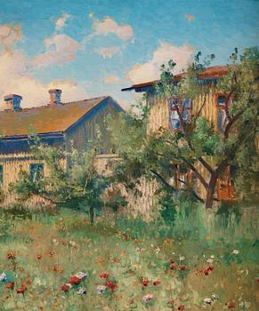 Johan Ericson, A summer garden, Marstrand.