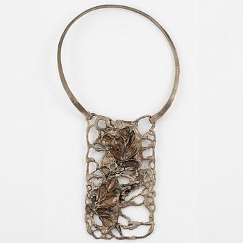 Lars Arby, necklace, sterling silver, Gothenburg 1976.