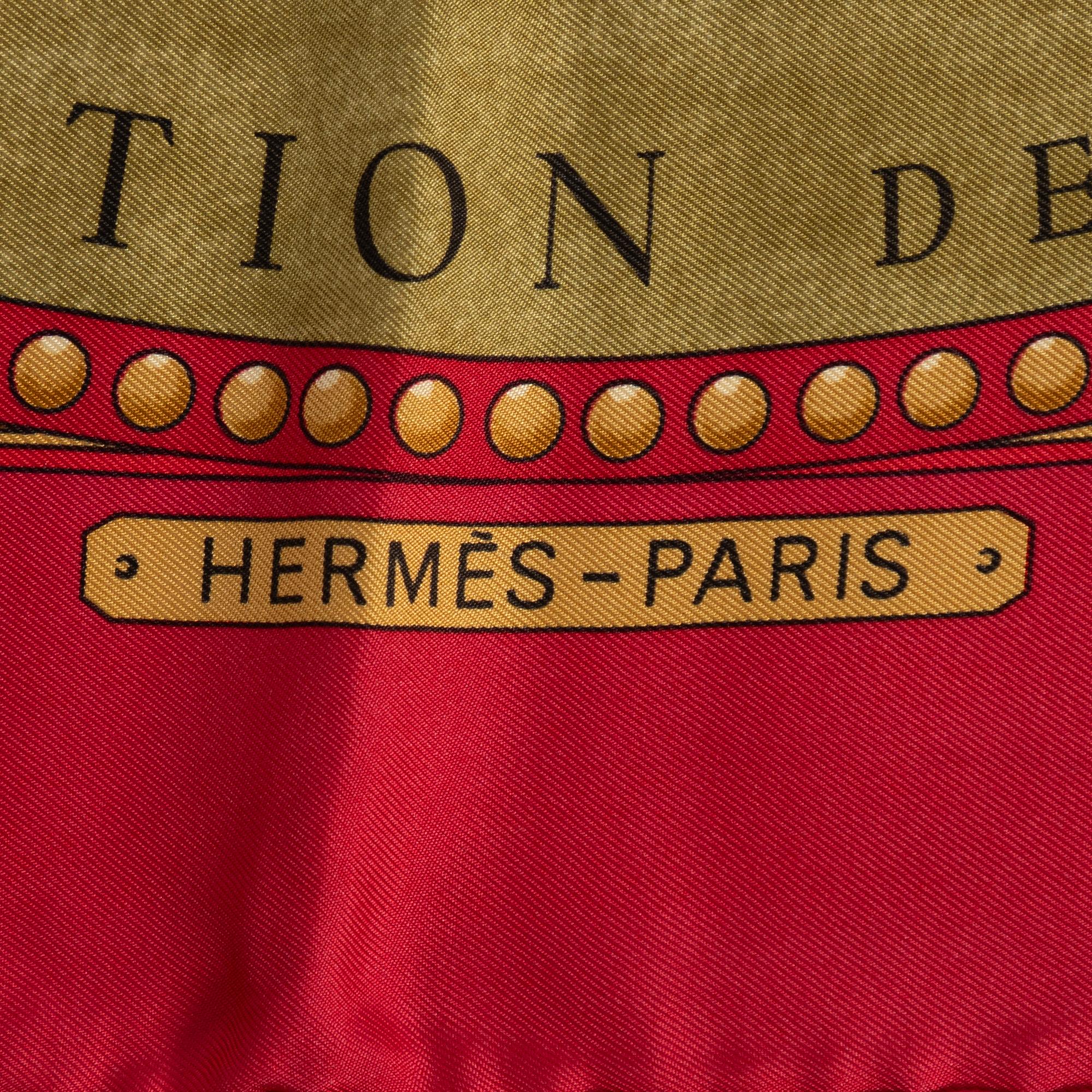 Hermès, scarf, "Presentation des Chevaux".