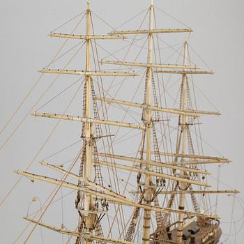 A late 1800's model ship.