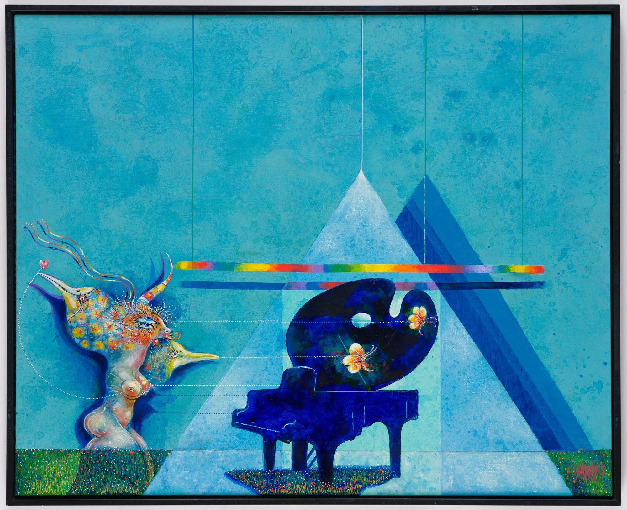Ardy Strüwer, "Indigo Blue Piano Palette".