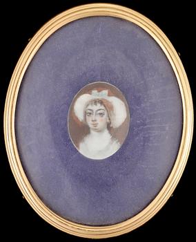 ANTON ULRIK BERNDES, tillskriven, miniatyrmålning, osign.