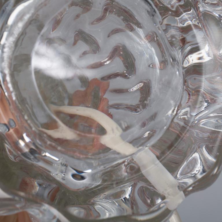 BORDSLAMPOR, ett par, Carl Fagerlund, Orrefors.