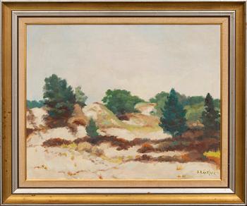 Fritz Kärfve, oil on panel signed.