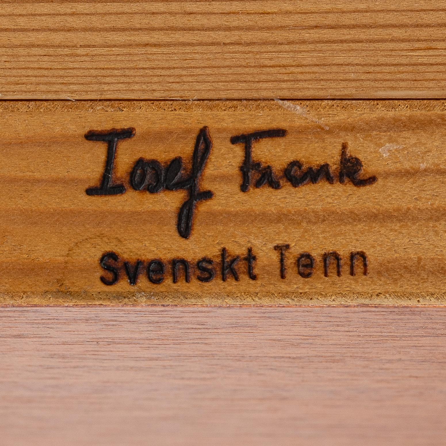 Josef Frank, sängstomme, Firma Svenskt Tenn, före 1985.