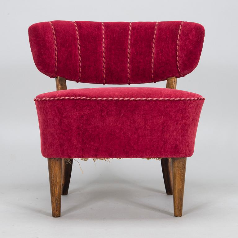 Lisa Johansson-Pape, a 1940s armchair for Oy Stockmann Ab, Keravan puusepäntehdas.