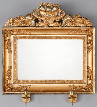 SPEGELLAMPETT, senempire, 1800-talets mitt.