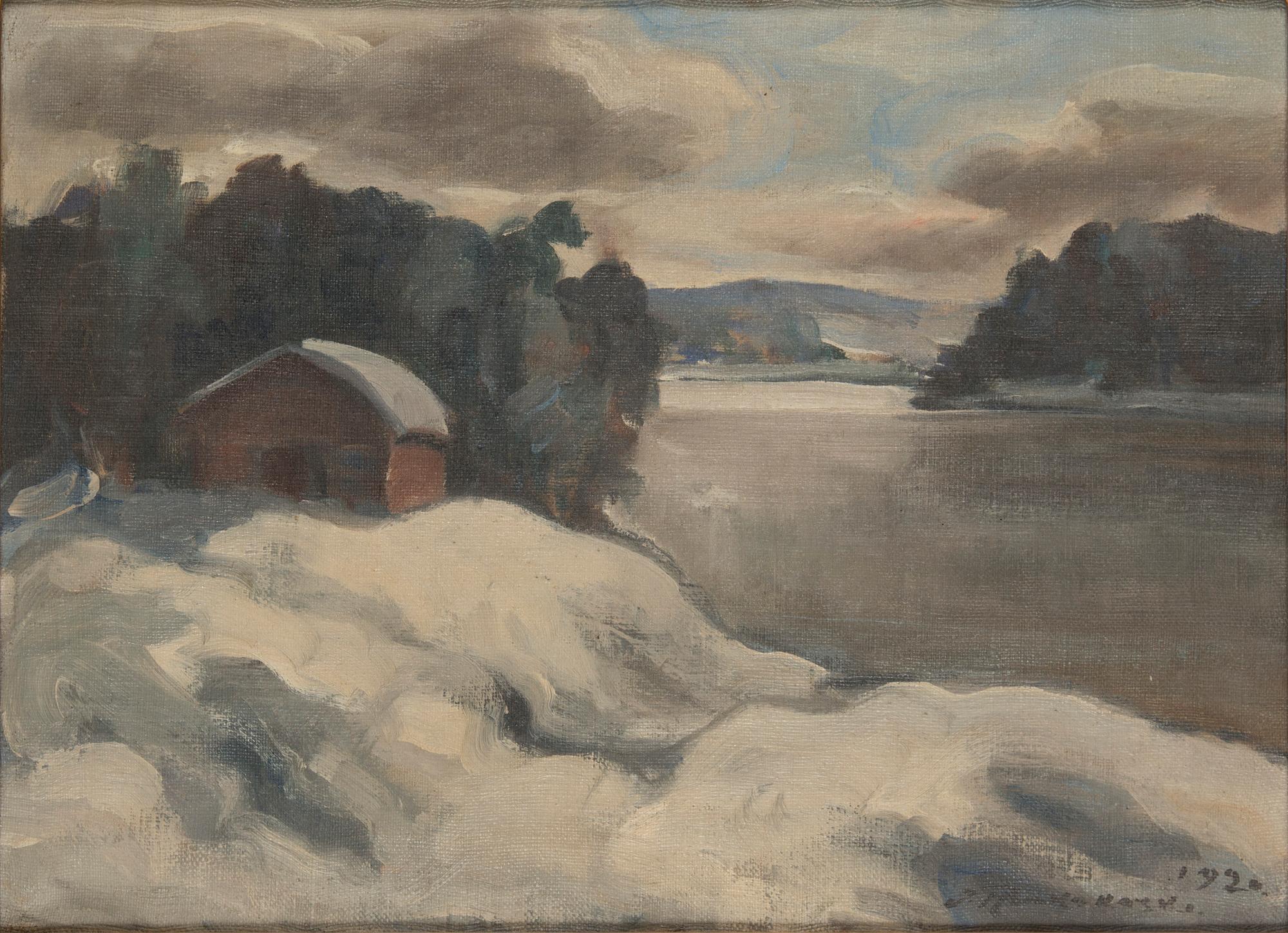 Jalmari Ruokokoski, Talvimaisema.