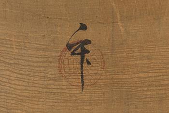 A Chinese painting by an unidentified master, after Song Huizong, late Qing dynasty/early 20th century.