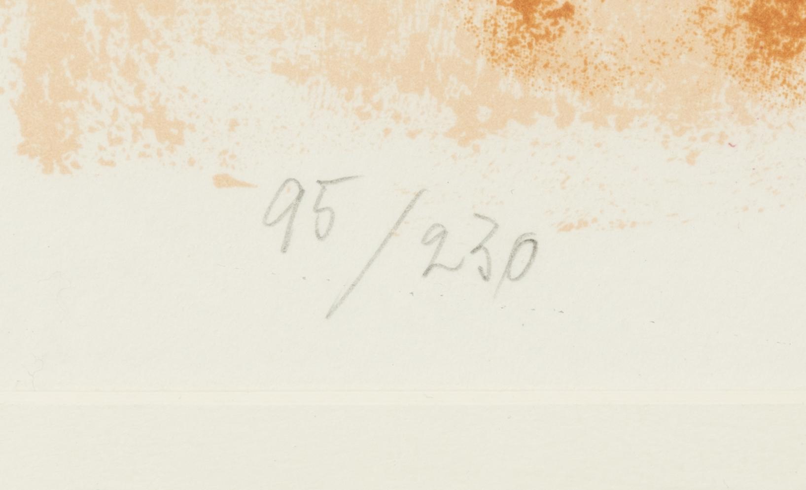 Madeleine Pyk, lithograph in colours, signed 95/230.