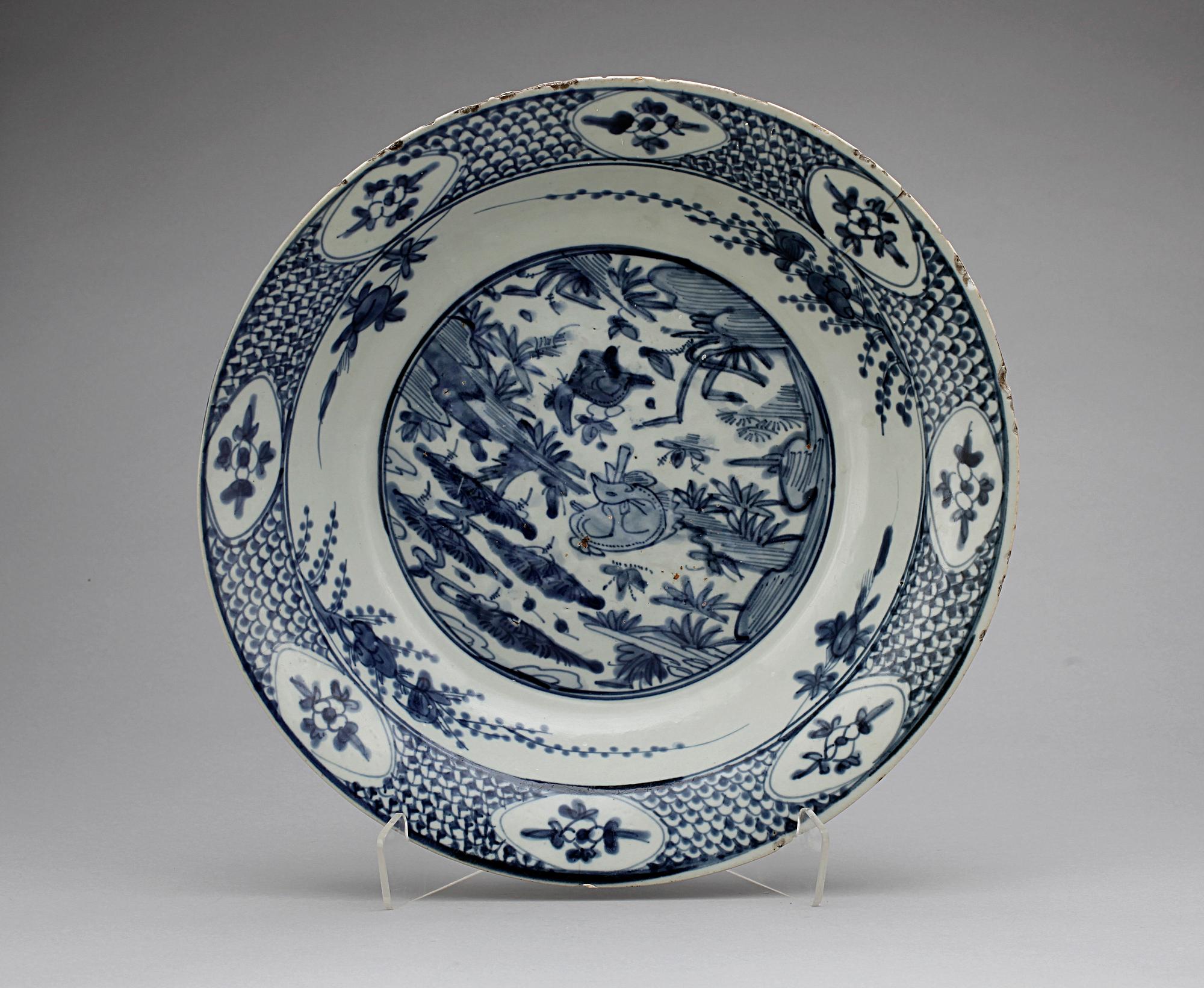 FAT, porslin,  Swatow, Mingdynastin.